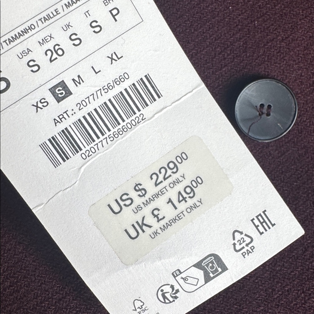 🆕 2025 ZARA WOOL MANTECO COAT - Picture 11 of 11